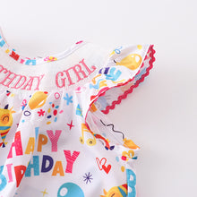 Load image into Gallery viewer, Little Miss Cottontail Southern Clothing Company Smocked Birthday Girl Dress