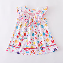Load image into Gallery viewer, Little Miss Cottontail Southern Clothing Company Smocked Birthday Girl Dress