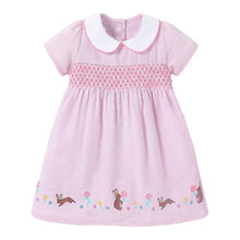 Load image into Gallery viewer, Little Miss Cottontail Southern Clothing Company Smocked Cottontail Dress