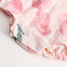 Load image into Gallery viewer, Little Miss Cottontail Southern Clothing Company Georgia Peach Faux-Mono Onesie