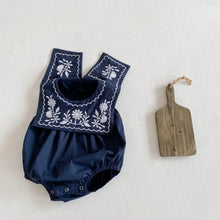 Load image into Gallery viewer, Little Miss Cottontail Southern Clothing Company Smocked Sailor Onesie