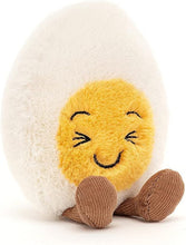 Load image into Gallery viewer, Amuseables Laughing Plush Boiled Egg (Small)