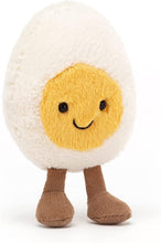 Load image into Gallery viewer, Amuseables Happy Plush Boiled Egg