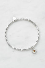 Load image into Gallery viewer, Estella Bartlett Sienna Wildflower Charm Bracelet - Silver