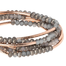 Load image into Gallery viewer, Scout Curated Wears Wrap - Pewter and Rose Gold