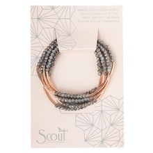 Load image into Gallery viewer, Scout Curated Wears Wrap - Pewter and Rose Gold