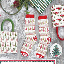 Load image into Gallery viewer, Rock Flower Paper Socks - Trees