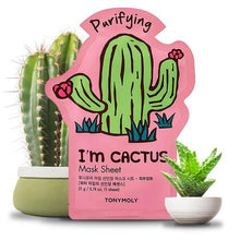Load image into Gallery viewer, TonyMoly Purifying - I'm Cactus Mask Sheet