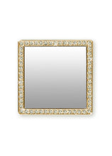 Load image into Gallery viewer, Flaunt Idecoz Square w/ Crystals Phone Mirror - Gold