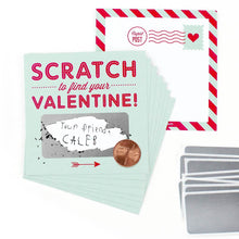 Load image into Gallery viewer, Inklings Paperie Scratch Off Valentine - Blue