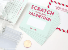Load image into Gallery viewer, Inklings Paperie Scratch Off Valentine - Blue