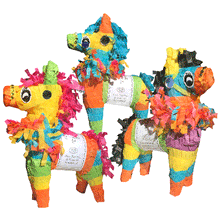 Load image into Gallery viewer, Tops Malibu Mini Tabletop Piñata (Black Mane)