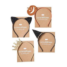 Load image into Gallery viewer, Glitter "Boo" and "Glam" Bands (Multiple Options)