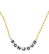 Load image into Gallery viewer, Gunner and Lux Bonjour Necklace