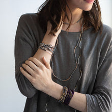Load image into Gallery viewer, Scout Curated Wears Wrap - Pewter and Rose Gold