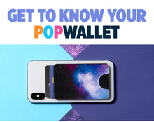 Load image into Gallery viewer, Popsocket PopWallet Original - Blue Galaxy