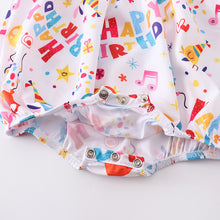 Load image into Gallery viewer, Little Miss Cottontail Southern Clothing Company Smocked Birthday Girl Onesie
