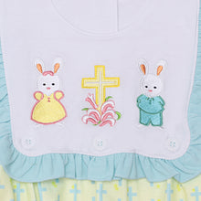 Load image into Gallery viewer, Little Miss Cottontail Southern Clothing Company Georgia Easter Bunny Ruffle Onesie
