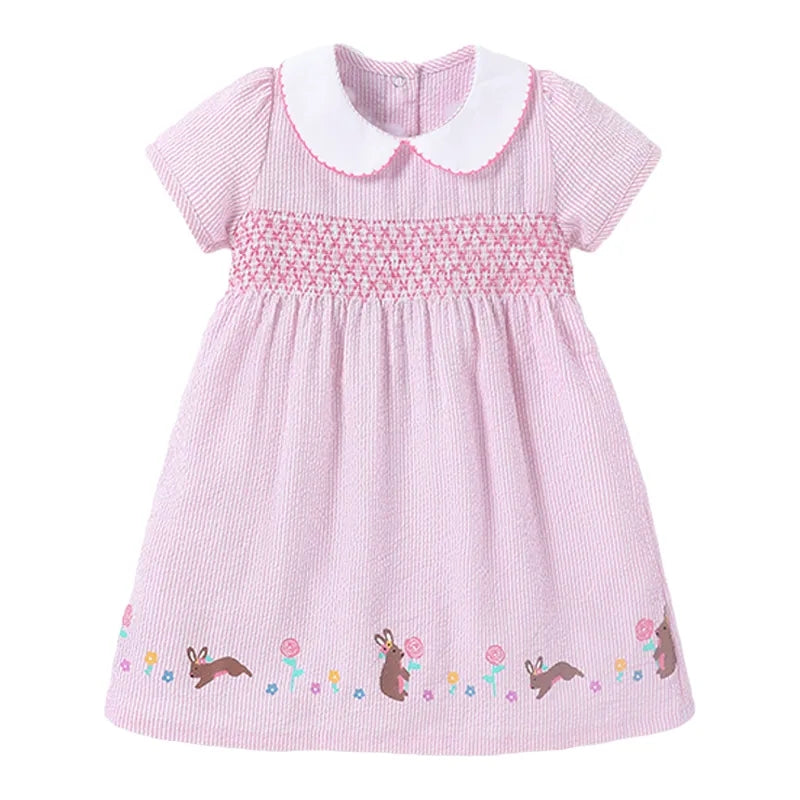 Little Miss Cottontail Southern Clothing Company Smocked Cottontail Dress