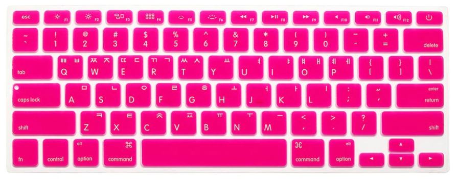 Gorilla Doe Korean Alphabet Hangul 한글 Keyboard Stickers (Multiple Colors)