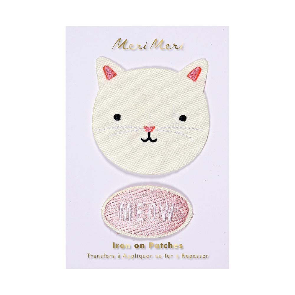 Meri Meri Iron On Patch - Cat Meow