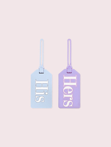 KSNY - His and Hers Luggage Tag Set