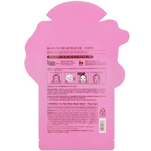 Load image into Gallery viewer, TonyMoly Pore Care - I&#39;m Red Wine Mask Sheet
