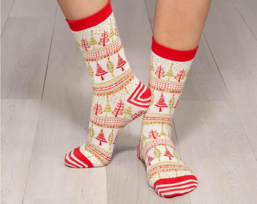 Rock Flower Paper Socks - Trees