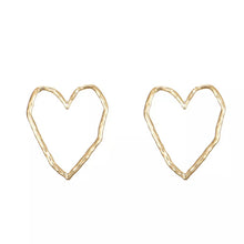 Load image into Gallery viewer, LeeLee&#39;s Room Damaged Heart Earrings
