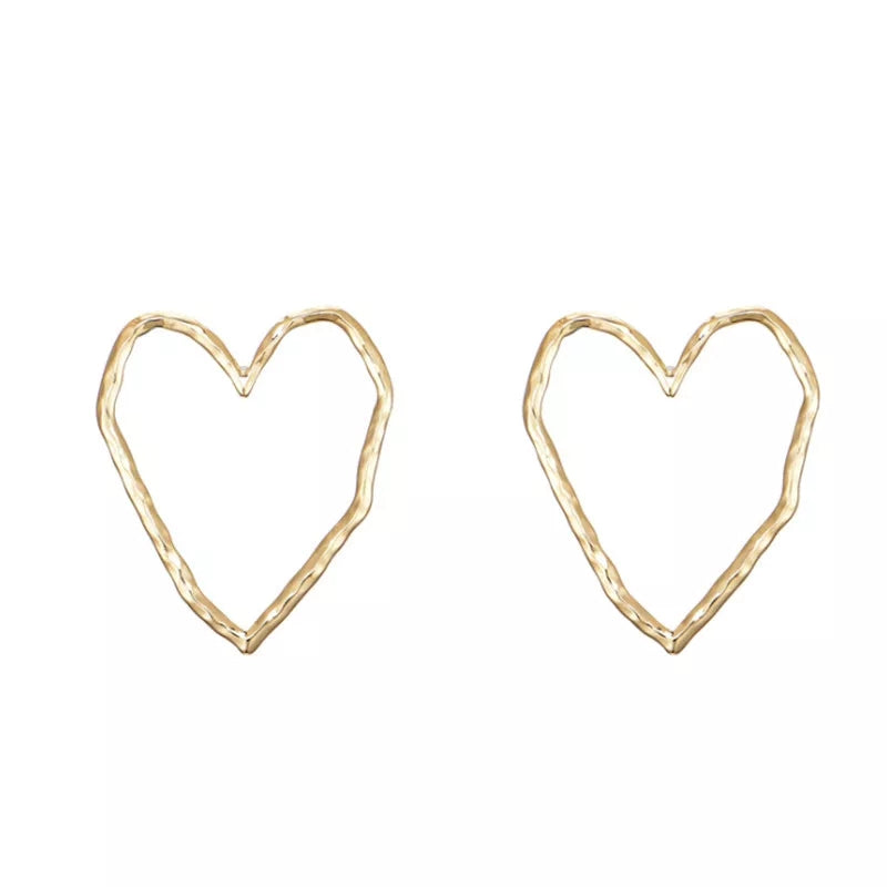 LeeLee's Room Damaged Heart Earrings