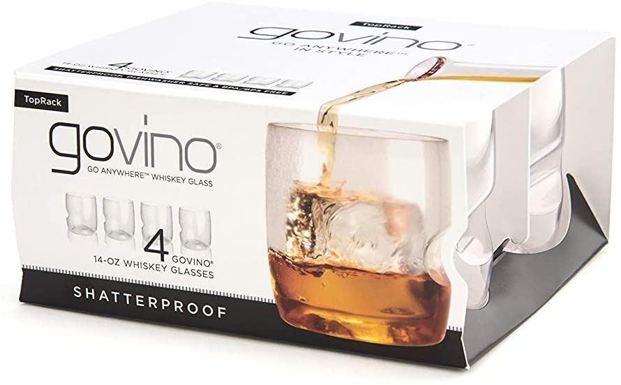 Govino Whiskey Glasses - Pack of 4 (14-oz)