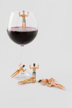 Bachelorette Party Favors NPW Drinking Buddies Cocktail Markers - 12 Pack Speedo-Clad Drink Identifiers For Parties Drink Markers For Glasses