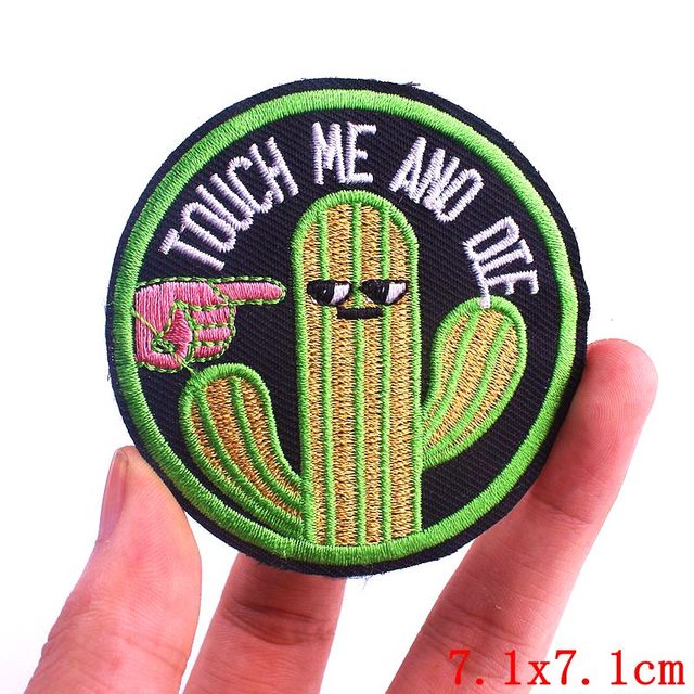 Stitch&Pin Iron On Embroidery Patch - Touch and Die