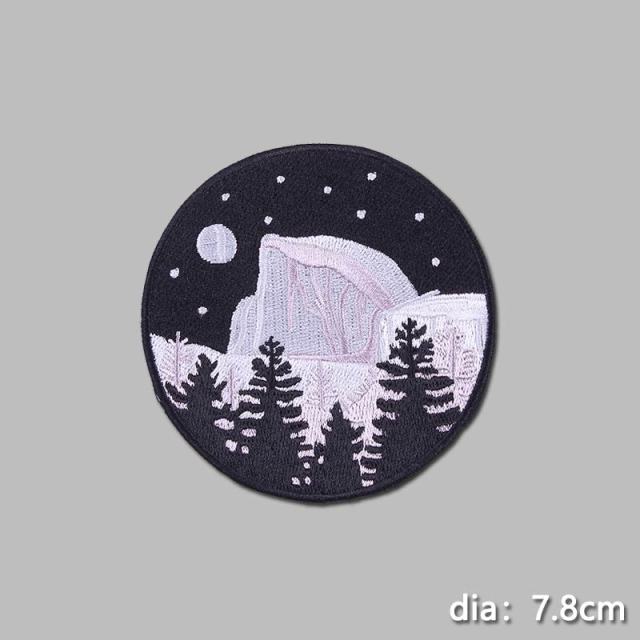 Stitch&Pin Iron On Embroidery Patch - White Mountain