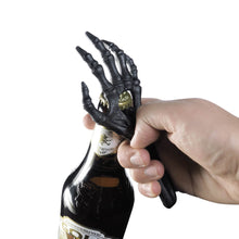 Load image into Gallery viewer, Tag Skeleton Hand Bottle Opener (White)
