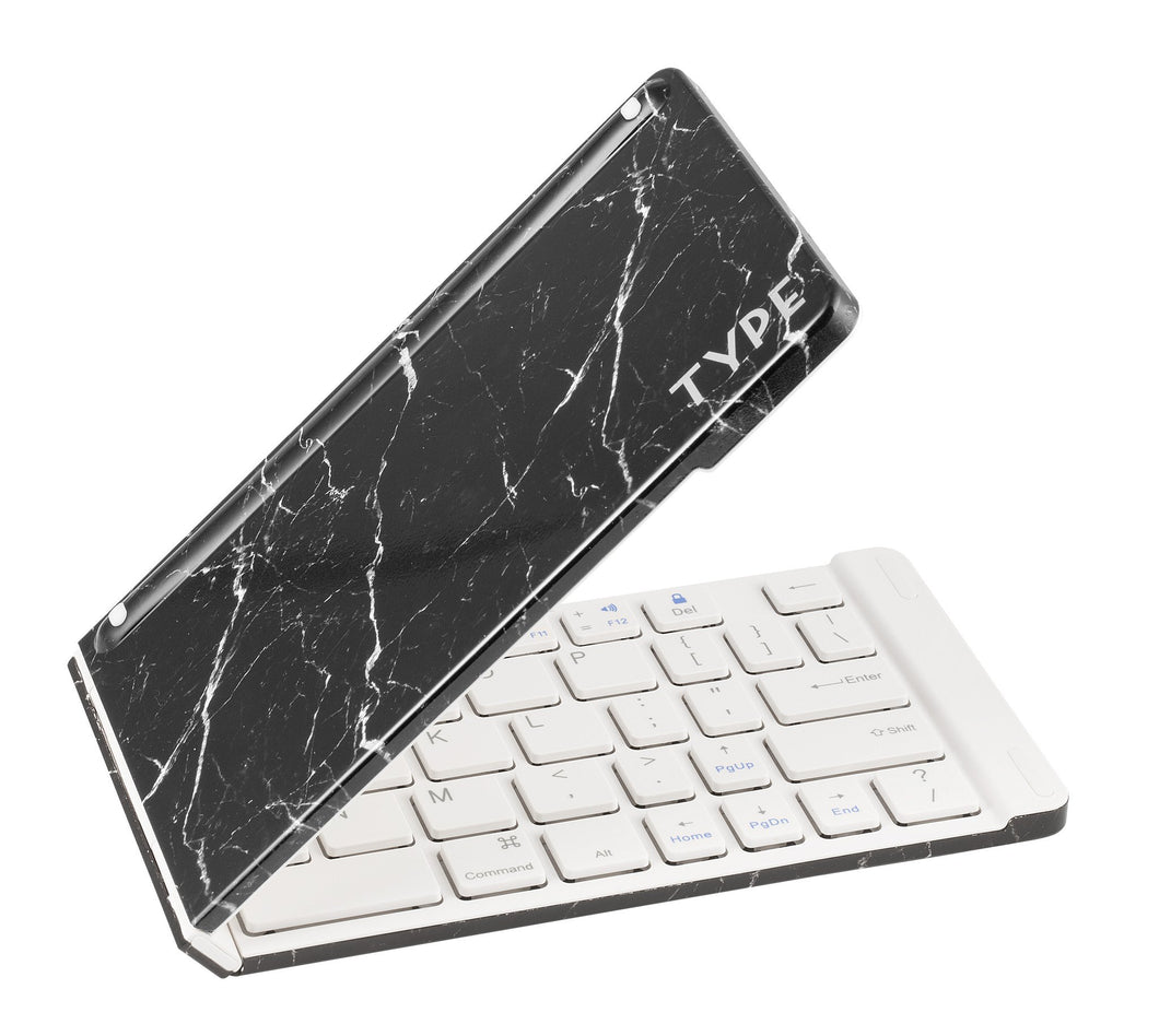 Fashionit Type Wireless Keyboard - Black Marble
