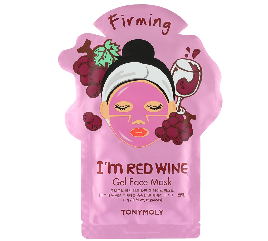 TonyMoly Firming - I'm Red Wine Gel Face Mask Sheet