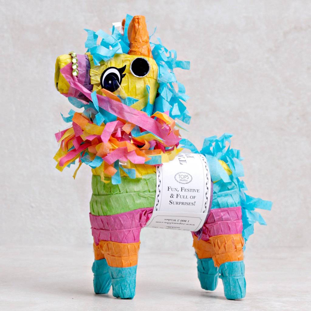 Tops Malibu Mini Tabletop Piñata (Black Mane)