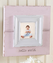 Load image into Gallery viewer, Wooden Frame - Hello World (Pink)
